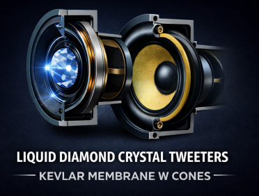 Liquid diamond crystal tweeters