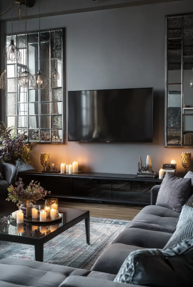 Luxury home theater room